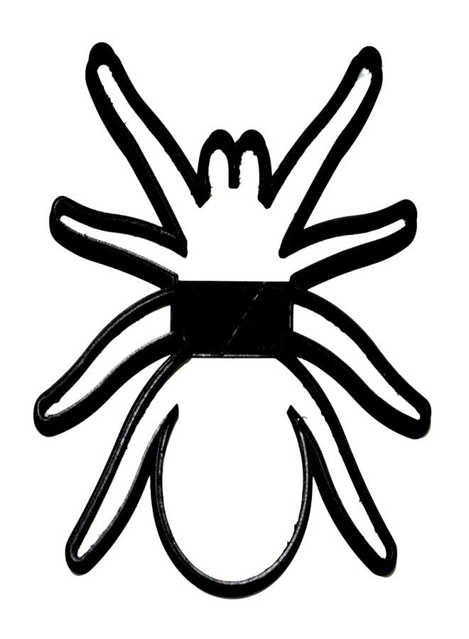 YNGLLC Spider Outline Eight Legs Insect Halloween Scary Spiderman Cookie Cutter, Made in USA, 1 Piece - Image 1